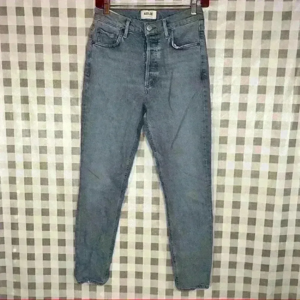 AGOLDE Womens NICO High Rise Slim Fit Jean In Ciffside Sz 26 - Picture 2 of 13